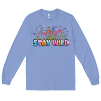 Colony Blue stay wild Long Sleeve Tee - MaliasSmallBusiness