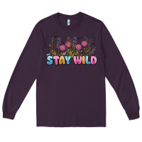 Plum stay wild Long Sleeve Tee - MaliasSmallBusiness