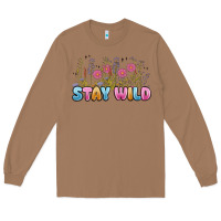 Toasted Coconut stay wild Long Sleeve Tee - MaliasSmallBusiness