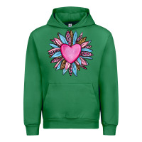 Emerald valentine's day sunflower olivia Urban Hoodie - OliviaCreatesArt