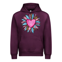 Mauve Wine valentine's day sunflower olivia Urban Hoodie - OliviaCreatesArt
