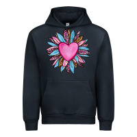 Navy valentine's day sunflower olivia Urban Hoodie - OliviaCreatesArt