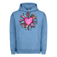 Pigment Pebble Blue valentine's day sunflower olivia Urban Hoodie - OliviaCreatesArt