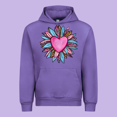 Valentine's Day Sunflower Olivia Urban Hoodie Designed By Oliviacreatesart