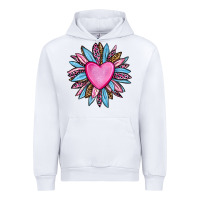 White valentine's day sunflower olivia Urban Hoodie - OliviaCreatesArt