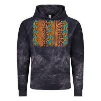 Cloud Black leopard gemstone brushstroke Vintage Hoodie - AdoDesignShop