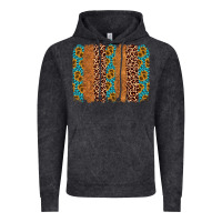 Vintage Black leopard gemstone brushstroke Vintage Hoodie - AdoDesignShop