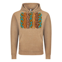 Vintage Coffee leopard gemstone brushstroke Vintage Hoodie - AdoDesignShop