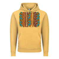 Vintage Mustard leopard gemstone brushstroke Vintage Hoodie - AdoDesignShop