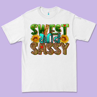 Sweet And Sassy Premium Tee Designed By Hra Design Shop