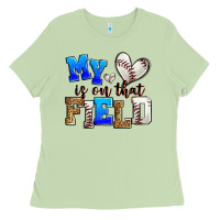 Matcha my heart is on that field baseball Ladies Tee - Zillion Design Studio