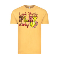 Vintage Mustard Look Pretty Play Dirty Vintage Tee - LillyAllenDesigns