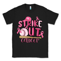 Black strike out cancer baseball Classic Tee - MaliasSmallBusiness