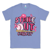 Colony Blue strike out cancer baseball Classic Tee - MaliasSmallBusiness