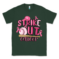 Sports Green strike out cancer baseball Classic Tee - MaliasSmallBusiness