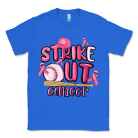 True Royal strike out cancer baseball Classic Tee - MaliasSmallBusiness