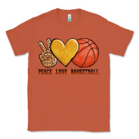 Copper peace love basketball Classic Tee - AdoDesignShop