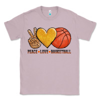 Lilac peace love basketball Classic Tee - AdoDesignShop