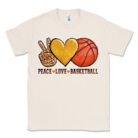 Natural peace love basketball Classic Tee - AdoDesignShop