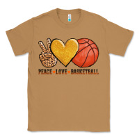 Toasted Coconut peace love basketball Classic Tee - AdoDesignShop