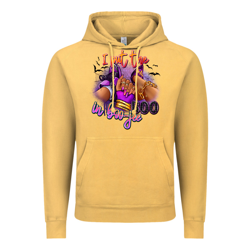 I Put The Boo In Boo-jee Sneaker And Heel Vintage Hoodie by RanaPortraitStore | Teevron