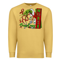 Antique Gold Christmas Character Nurse Premium Sweatshirt - NancyCooperArtShop