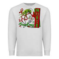 Dove Grey Christmas Character Nurse Premium Sweatshirt - NancyCooperArtShop