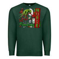 Christmas Character Nurse Premium Sweatshirt | Teevron