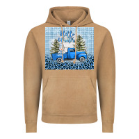 Hello Winter Snowman Truck Vintage Hoodie | Teevron