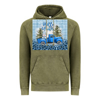Vintage Olive hello winter snowman truck Vintage Hoodie - AdoDesignShop