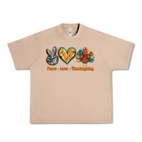 Burro peace love thanksgiving Urban Heavy Tee - BarkalooDesign