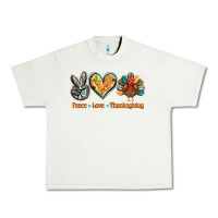 Pistachio peace love thanksgiving Urban Heavy Tee - BarkalooDesign