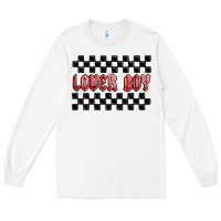 White lover boy Long Sleeve Tee - MaliasSmallBusiness
