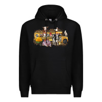 Black farm animals school bus Premium Hoodie - texasbilliewilder