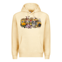 Pina Colada farm animals school bus Premium Hoodie - texasbilliewilder
