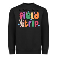 Black i'm just here for the field trip Heavyweight Sweatshirt - MaliasSmallBusiness