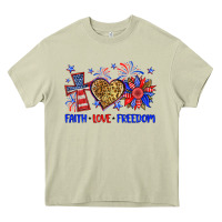 Mossy faith love freedom Heavy Core Tee - Neo Western
