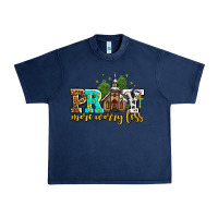 Navy pray more worry less with church Urban Heavy Tee - AdoDesignShop
