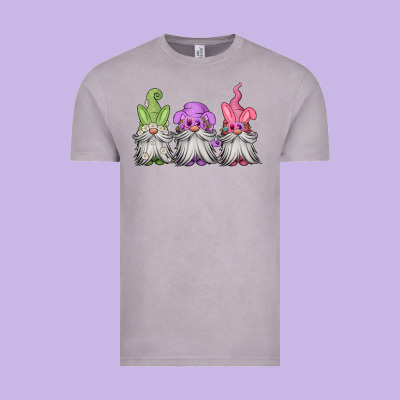 Easter Gnomes Spring Vintage Tee Designed By Jasminsmagicworld