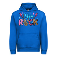 Cobalt you rock valentine's day olivia Urban Hoodie - OliviaCreatesArt
