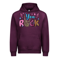 Mauve Wine you rock valentine's day olivia Urban Hoodie - OliviaCreatesArt
