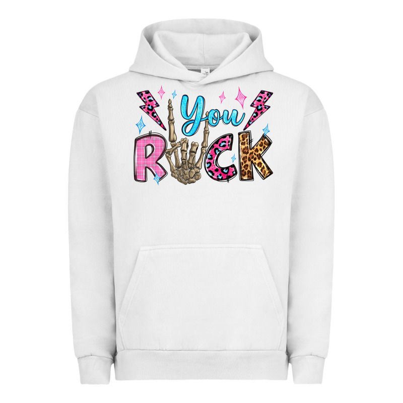 You Rock Valentine's Day Olivia Urban Hoodie by OliviaCreatesArt | Teevron
