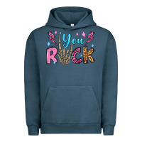 Pigment Midnight Navy you rock valentine's day olivia Urban Hoodie - OliviaCreatesArt
