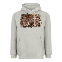 Moon Dust Football background leopard Heavyweight Hoodie - NancyCooperArtShop