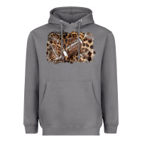 Storm Football background leopard Heavyweight Hoodie - NancyCooperArtShop