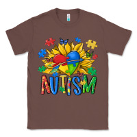 Chestnut austism sunflower Classic Tee - MaliasSmallBusiness