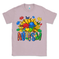 Lilac austism sunflower Classic Tee - MaliasSmallBusiness