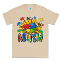 Mushroom austism sunflower Classic Tee - MaliasSmallBusiness