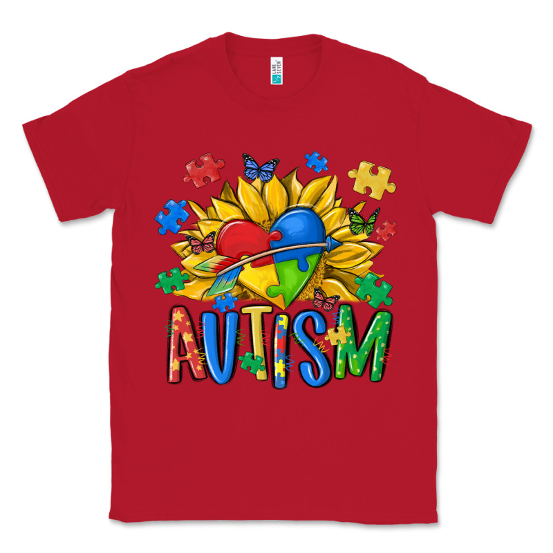 Austism Sunflower Classic Tee by MaliasSmallBusiness | Teevron