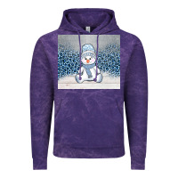 Cloud Purple winter snowman Vintage Hoodie - AdoDesignShop